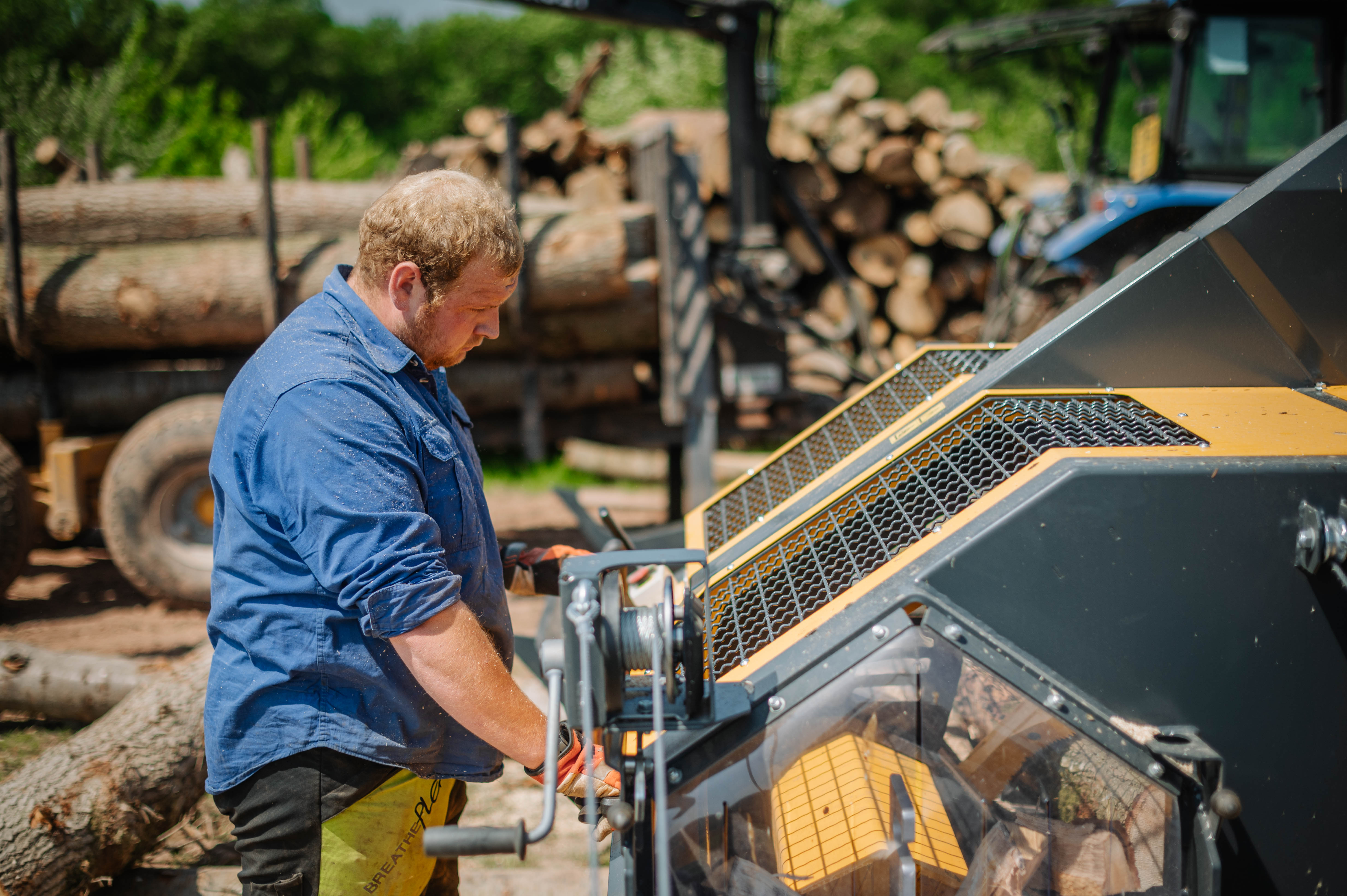 Wood processing with state of the art machinery