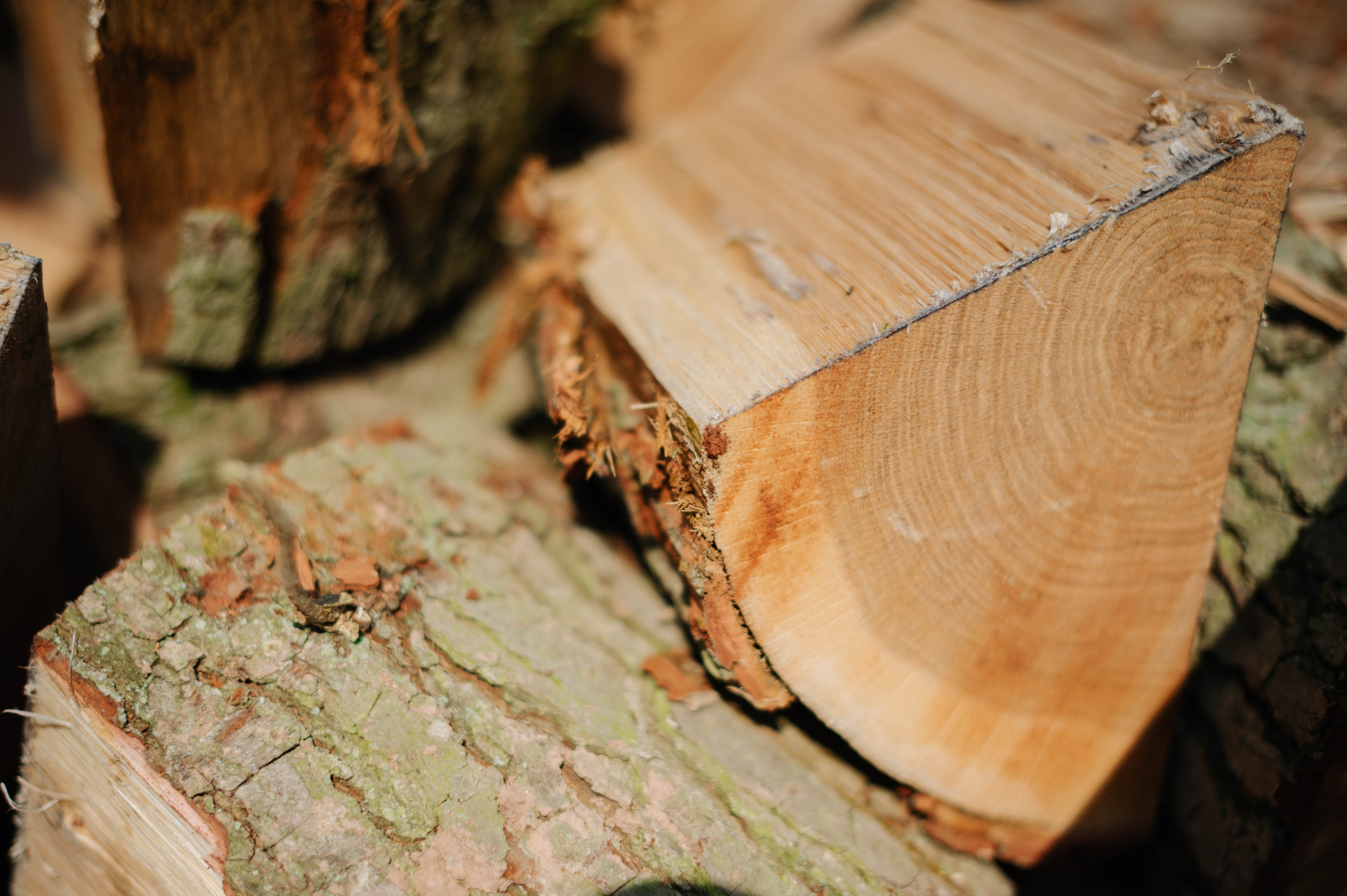 Professional log stacking service